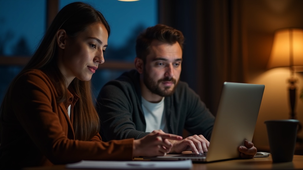 Mentoría real: aprendiendo juntos frente a la laptop